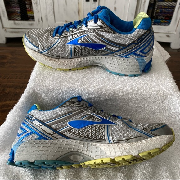 Silver BROOKS Adrenaline GTS Women’s Size 7 - Picture 4 of 16